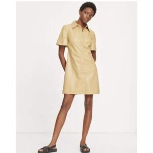 Samsoe Shereen Vegan Leather Mini Dress